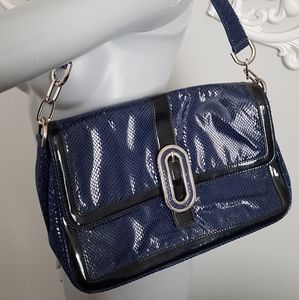 WHBM alligator print handbag